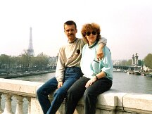 30-03-1989 Sandra en Clemens huwelijksreis Frankrijk, Parijs