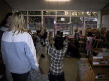 29-11-2000 Ellis 9 jaar verjaardag op school