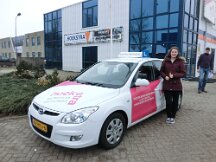 09-03-2013 Mariska haar eerste rijles