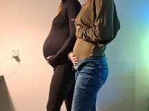 03-12-2022 Ellis en Cynthia, zussen samen zwanger