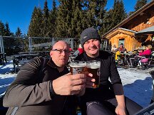 13-01-2025 Wintersport mannen in Frankrijk, Les Garroz